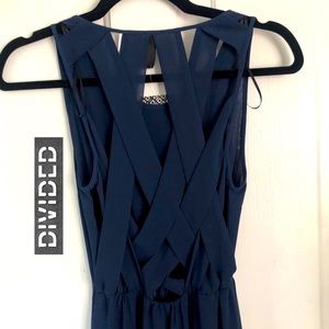 NWT Divided Navy Maxi Dress